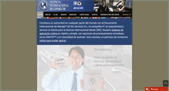 Desktop Screenshot of licenciainternacional.com
